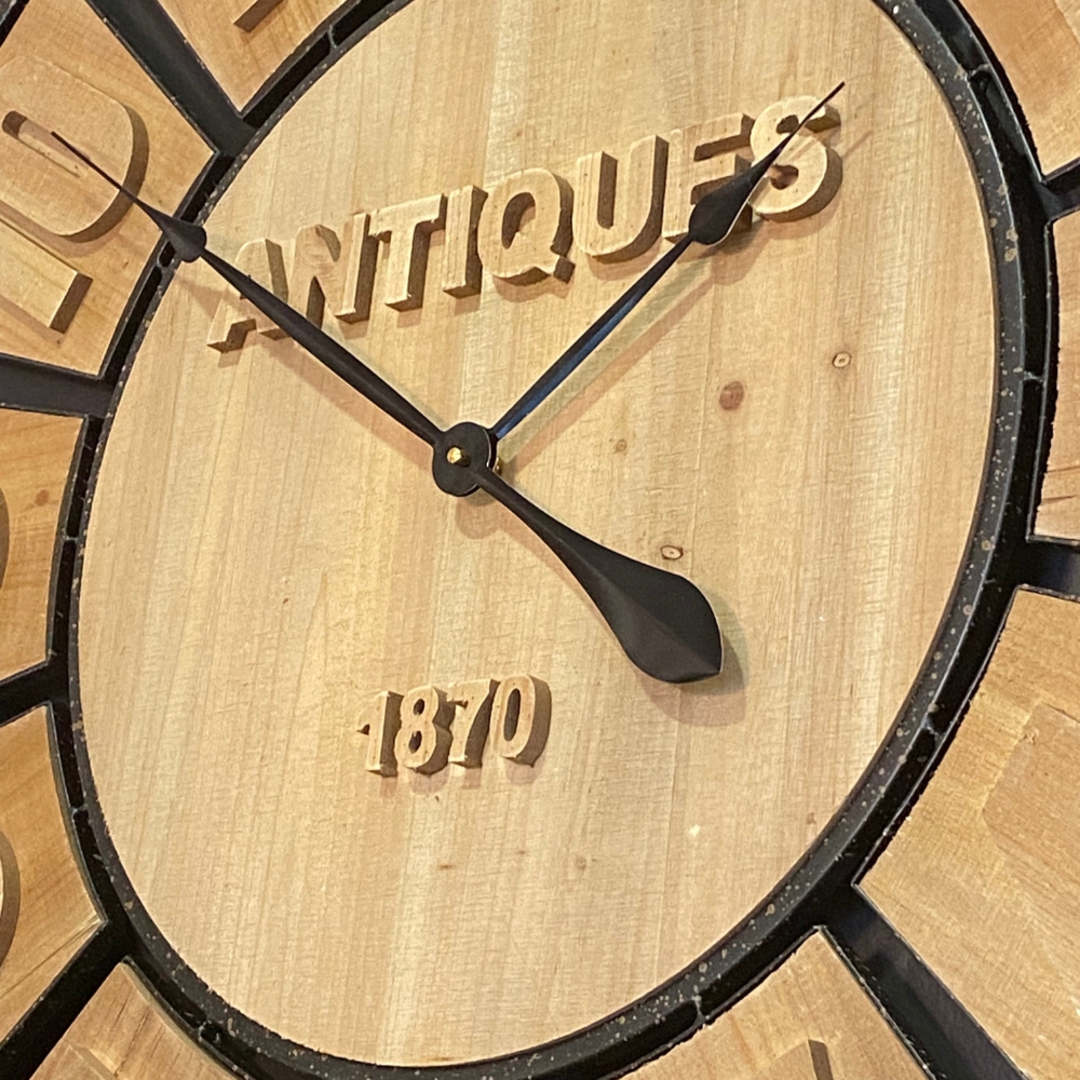 Wooden Clock 95cm image 3